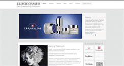 Desktop Screenshot of eurocosmesi.com