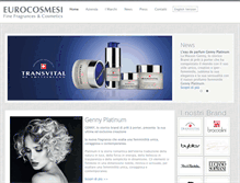 Tablet Screenshot of eurocosmesi.com